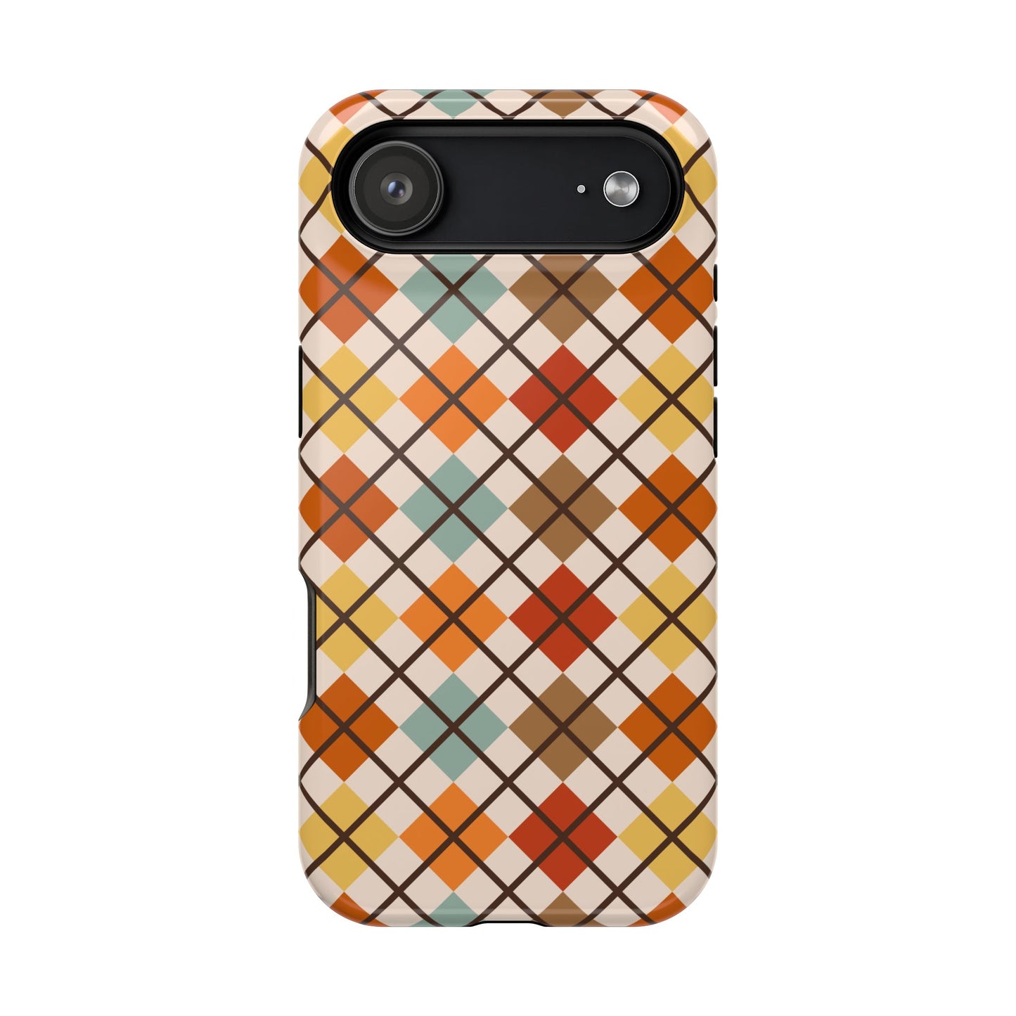 Autumn Argyle MagSafe® iPhone Tough Case