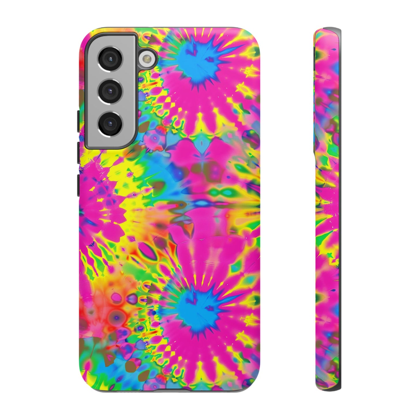 Neon Tie-Dye Burst Samsung Galaxy Tough Case