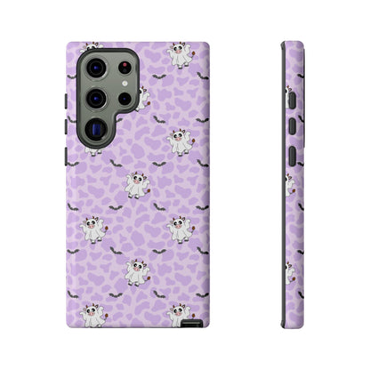 Purple Moo Ghosts & Bats Samsung Galaxy Tough Case