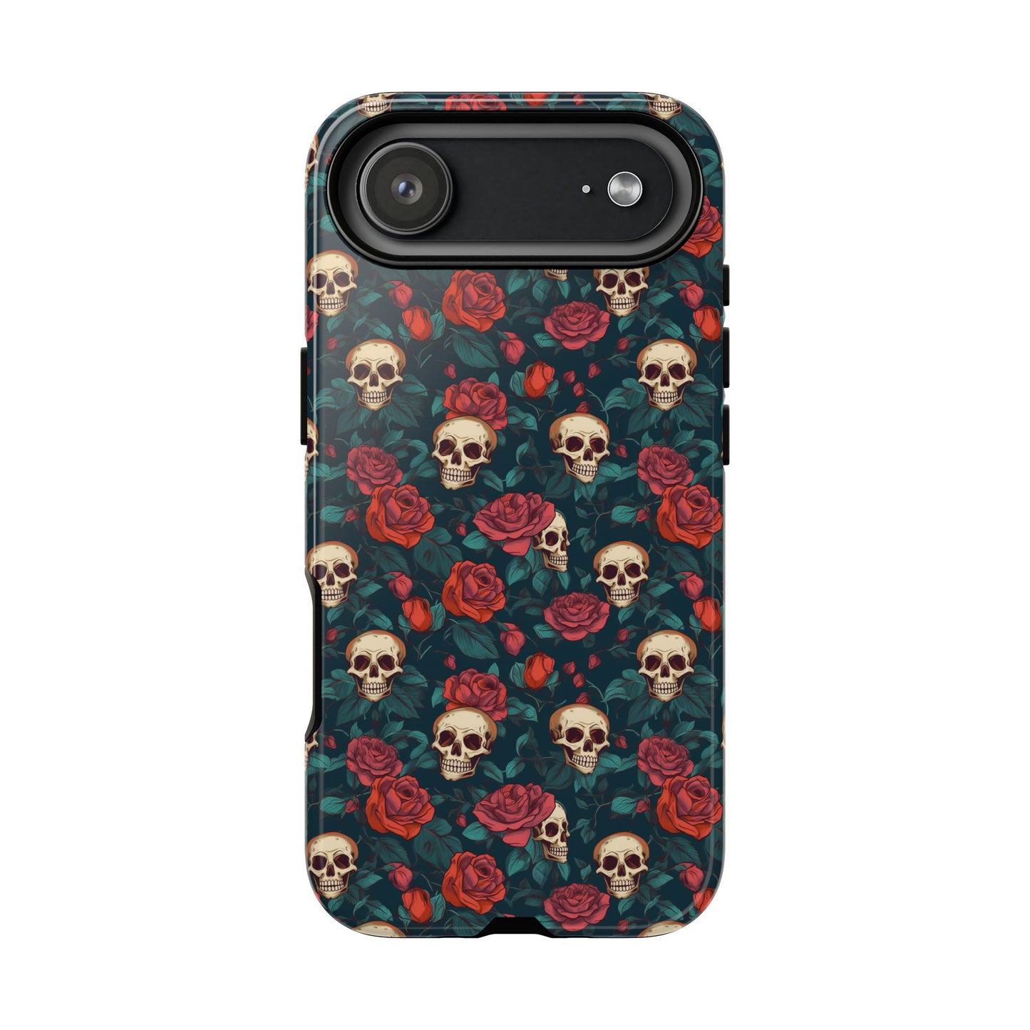 Skulls & Roses Dark Garden iPhone Tough Case
