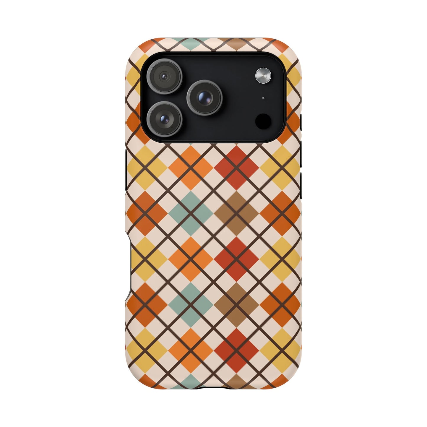 Autumn Argyle MagSafe® iPhone Tough Case