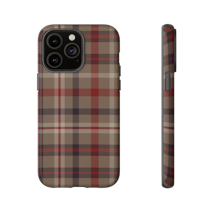 Vintage Highland Plaid iPhone Tough Case