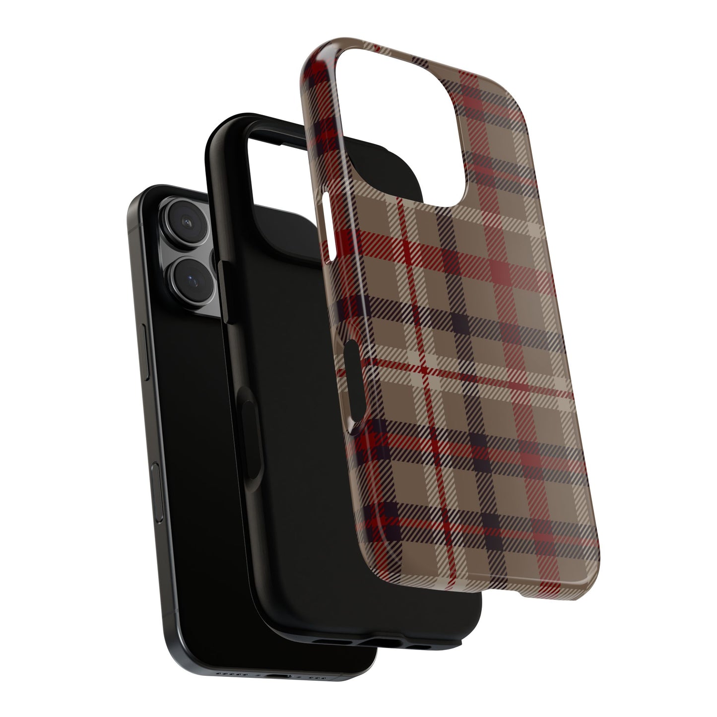 Vintage Highland Plaid iPhone Tough Case