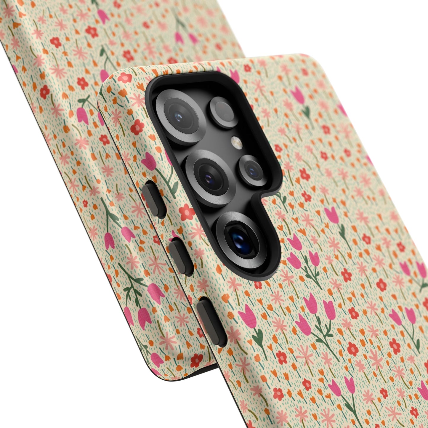 Vintage Cream Wildflower Meadow Samsung Galaxy Tough Case