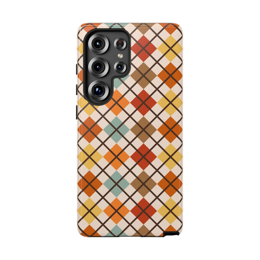 Autumn Argyle Samsung Galaxy Tough Case