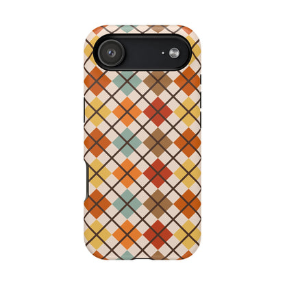 Autumn Argyle MagSafe® iPhone Tough Case
