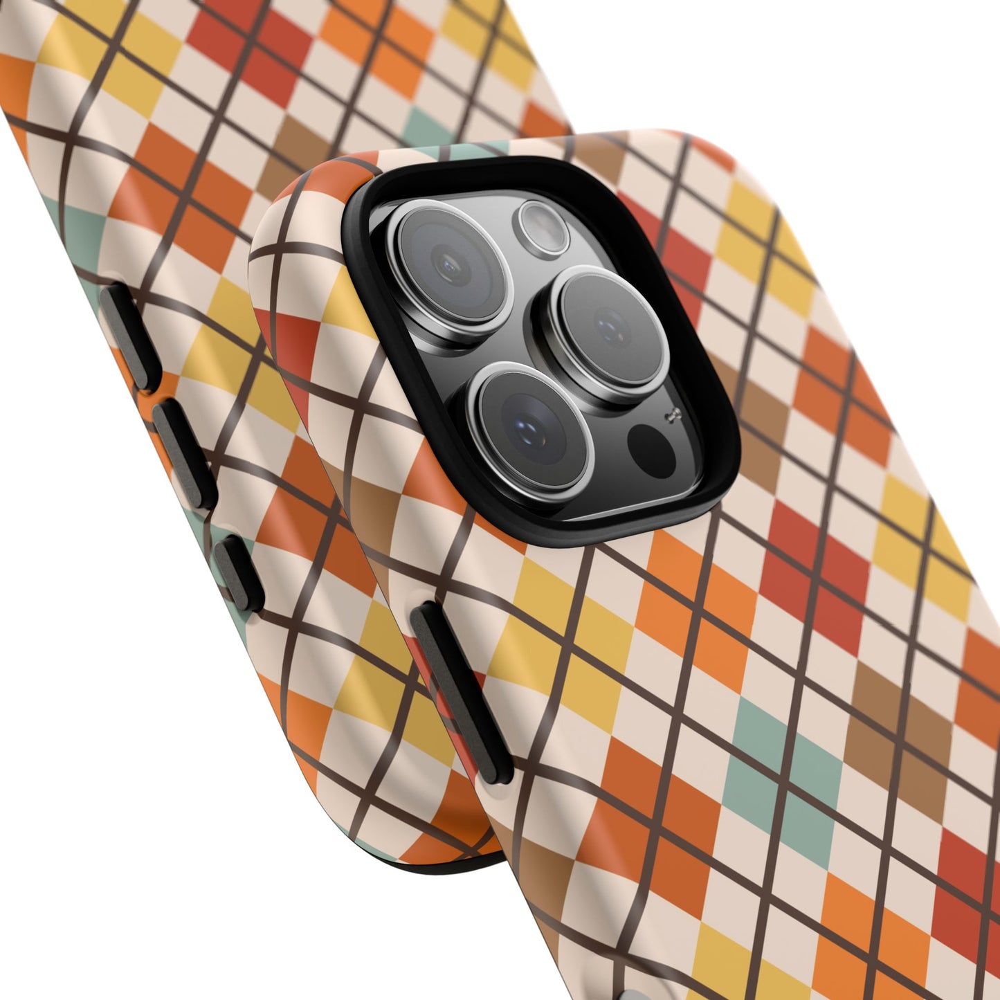 Autumn Argyle Tough iPhone Case