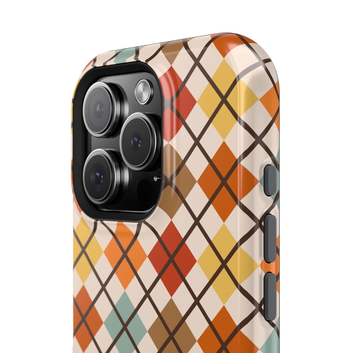 Autumn Argyle MagSafe® Tough iPhone Case