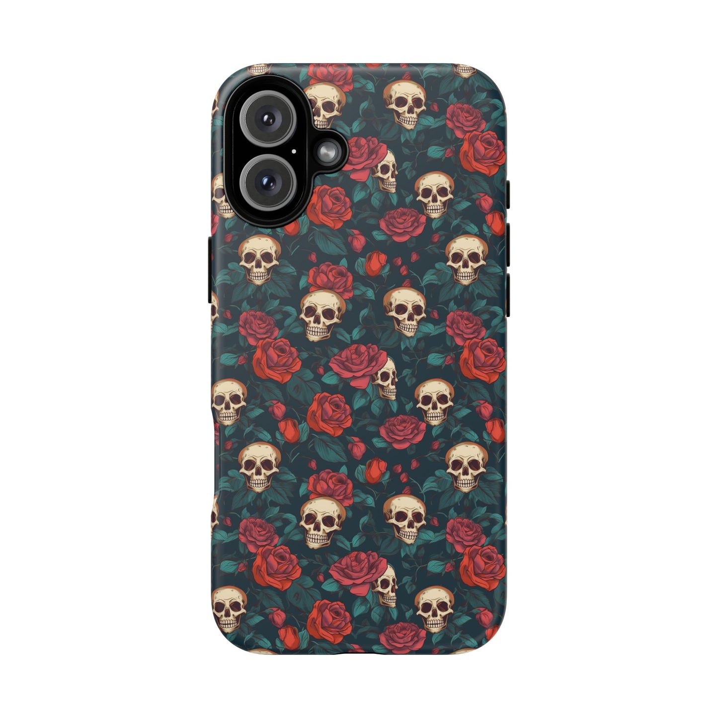 Skulls & Roses Dark Garden iPhone Tough Case