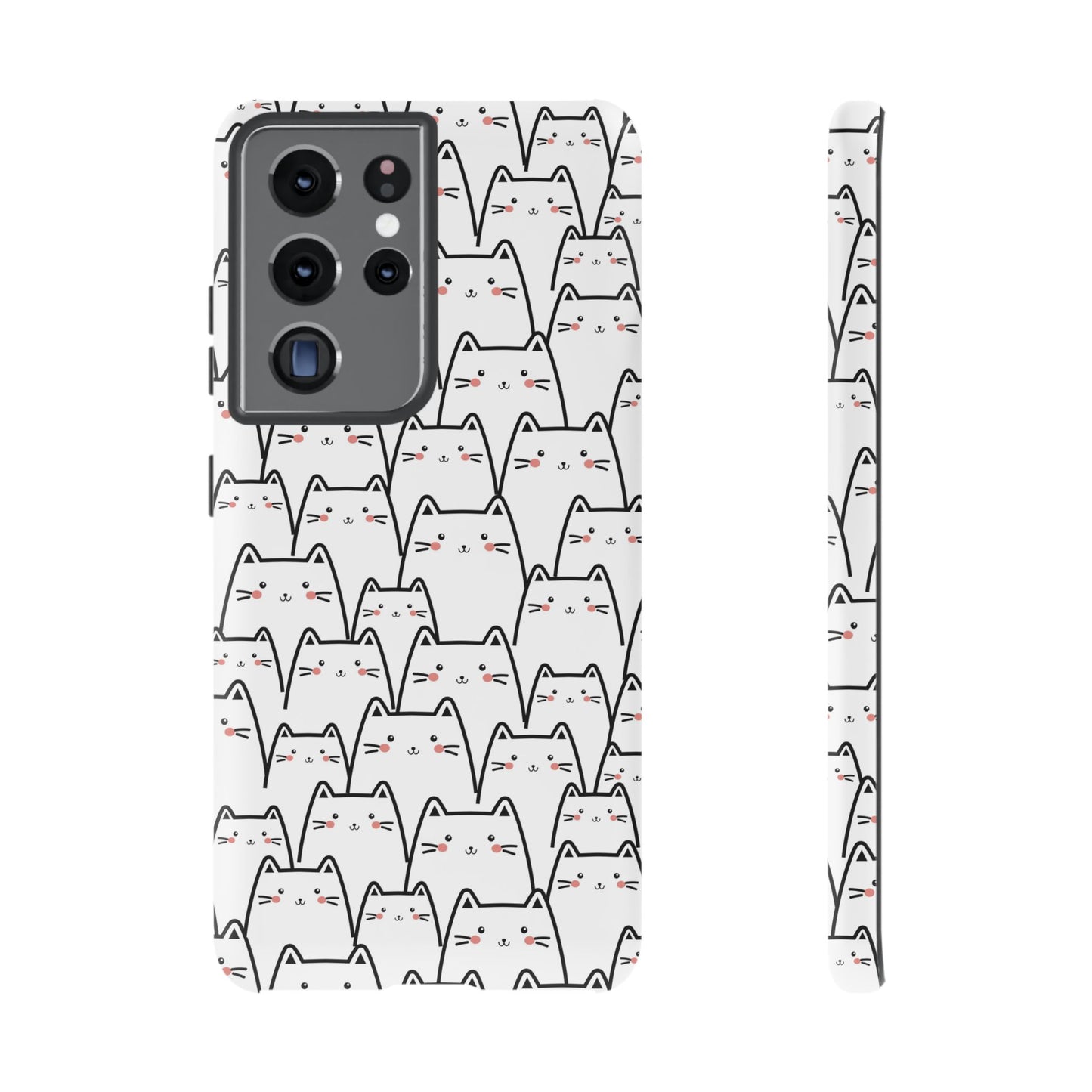 Kawaii Cat Crowd Samsung Galaxy Tough Case