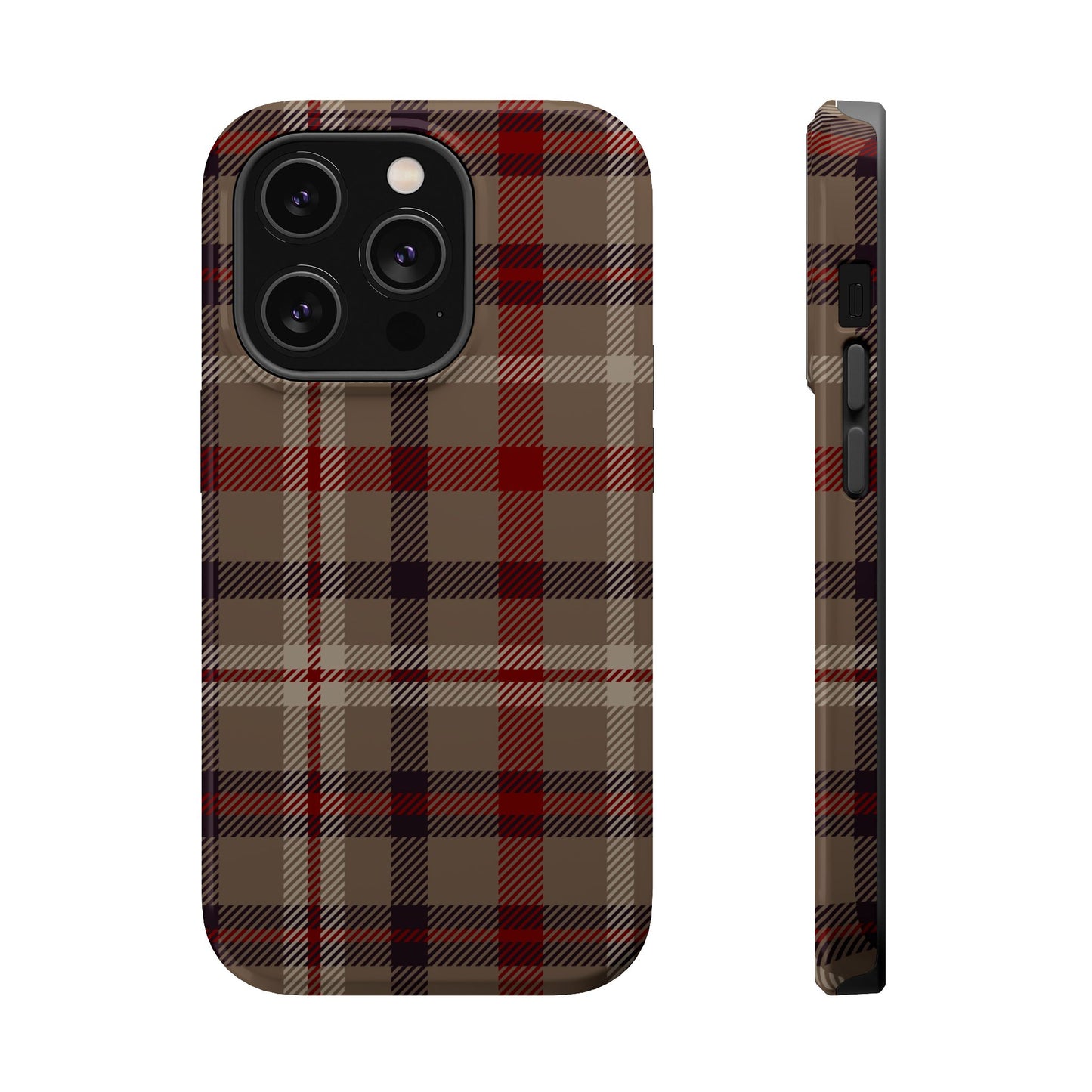 Vintage Highland Plaid MagSafe® iPhone Tough Case