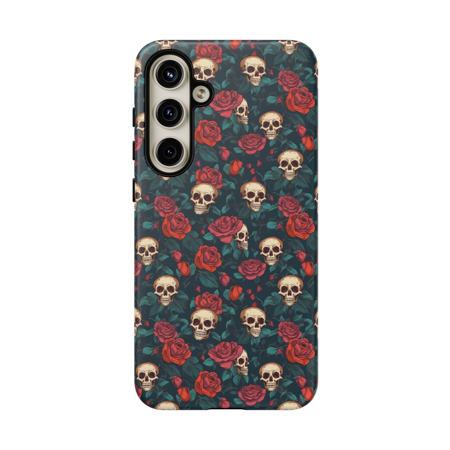 Skulls & Roses Dark Garden Samsung Galaxy Tough Case