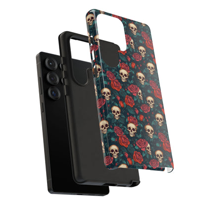 Skulls & Roses Dark Garden Samsung Galaxy Tough Case