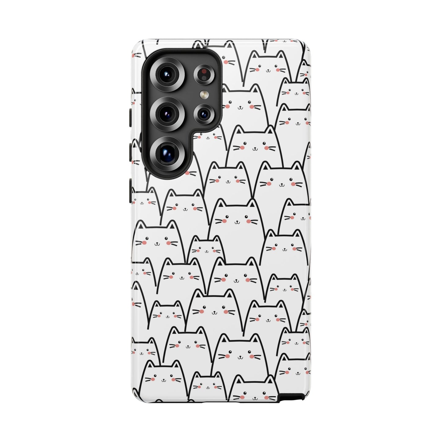 Kawaii Cat Crowd Samsung Galaxy Tough Case