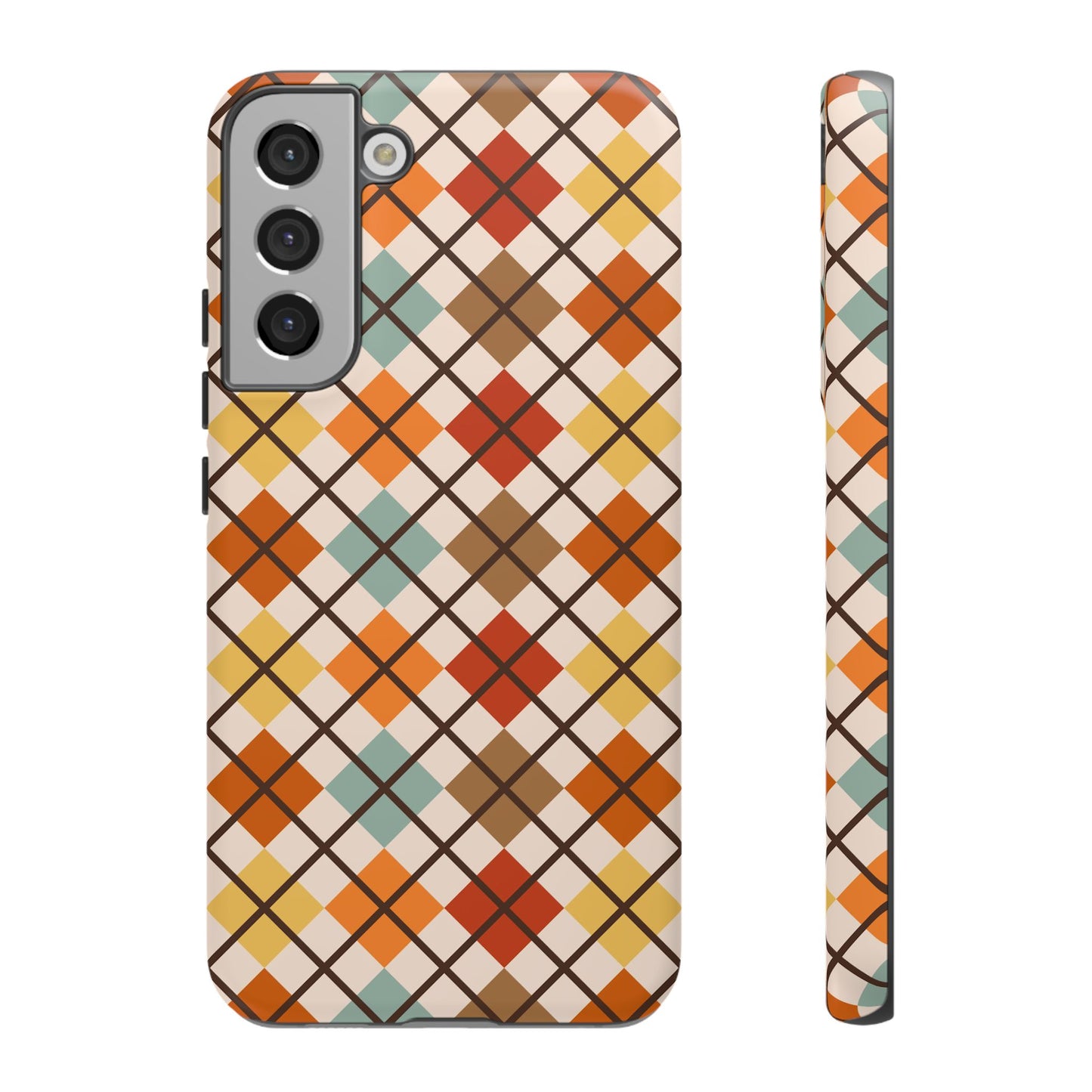 Autumn Argyle Samsung Galaxy Tough Case