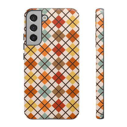 Autumn Argyle Samsung Galaxy Tough Case