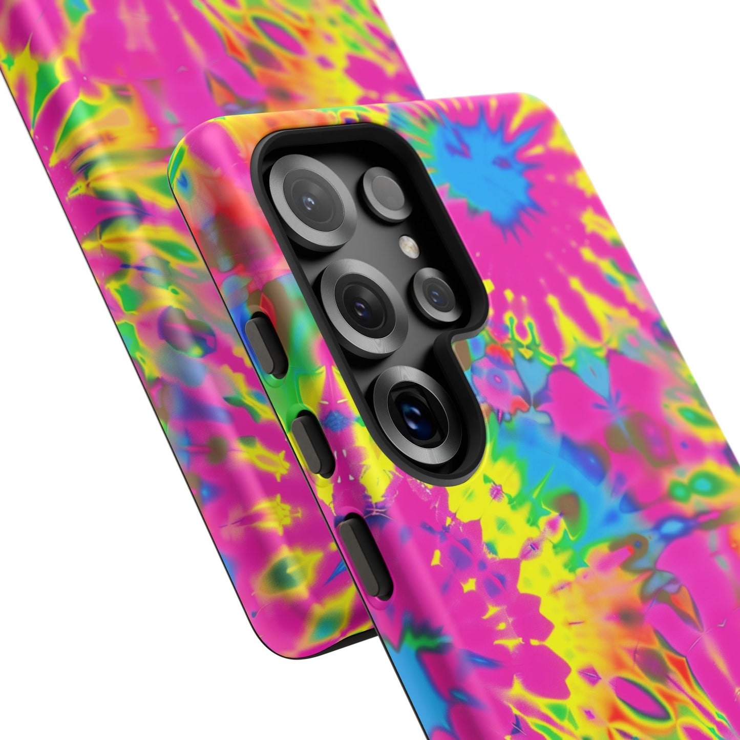 Neon Tie-Dye Burst Samsung Galaxy Tough Case