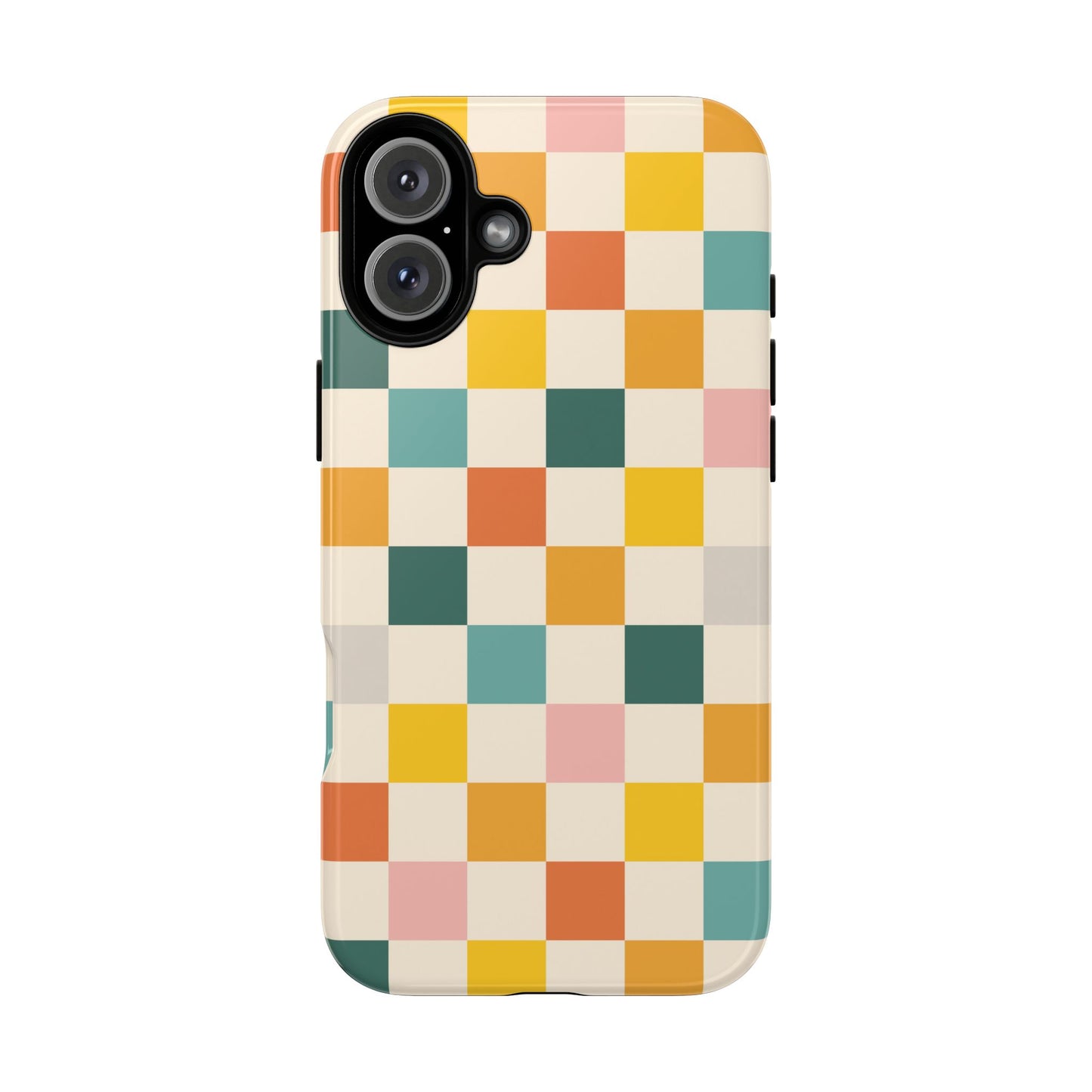 Retro 70s Gingham iPhone Tough Case