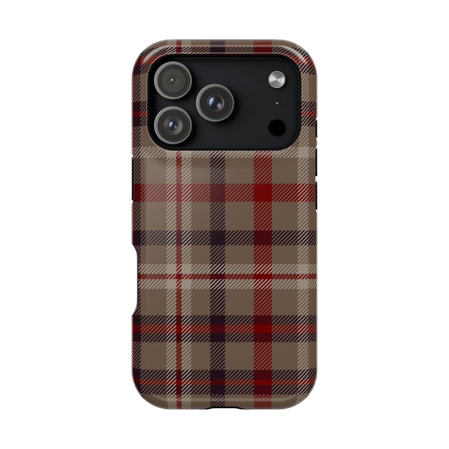 Vintage Highland Plaid MagSafe® iPhone Tough Case