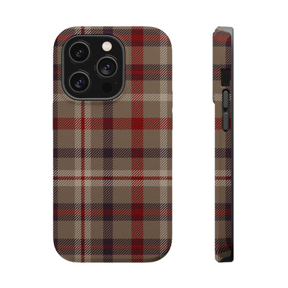 Vintage Highland Plaid MagSafe® iPhone Tough Case