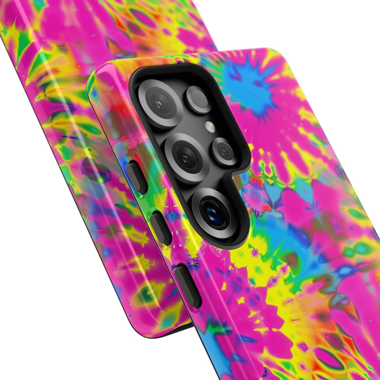 Neon Tie-Dye Burst Samsung Galaxy Tough Case