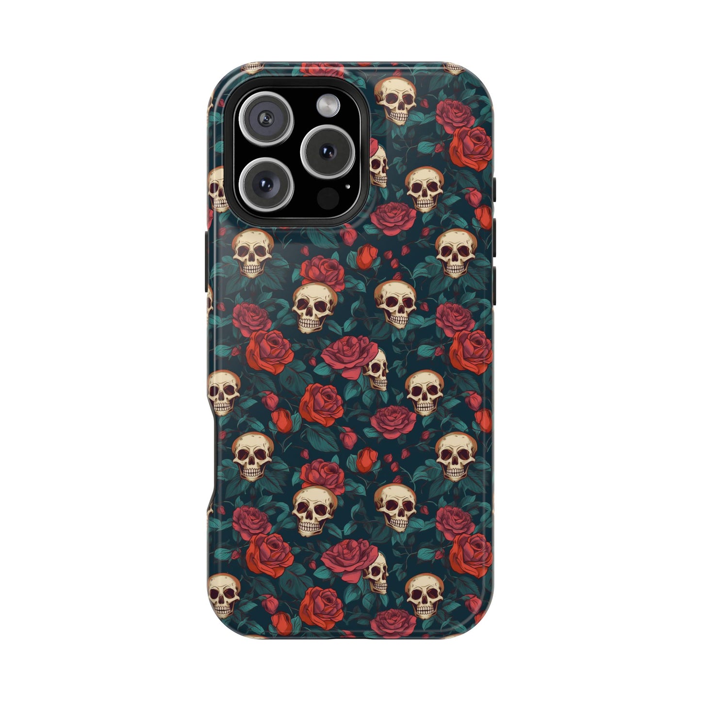 Skulls & Roses Dark Garden MagSafe® iPhone Tough Case