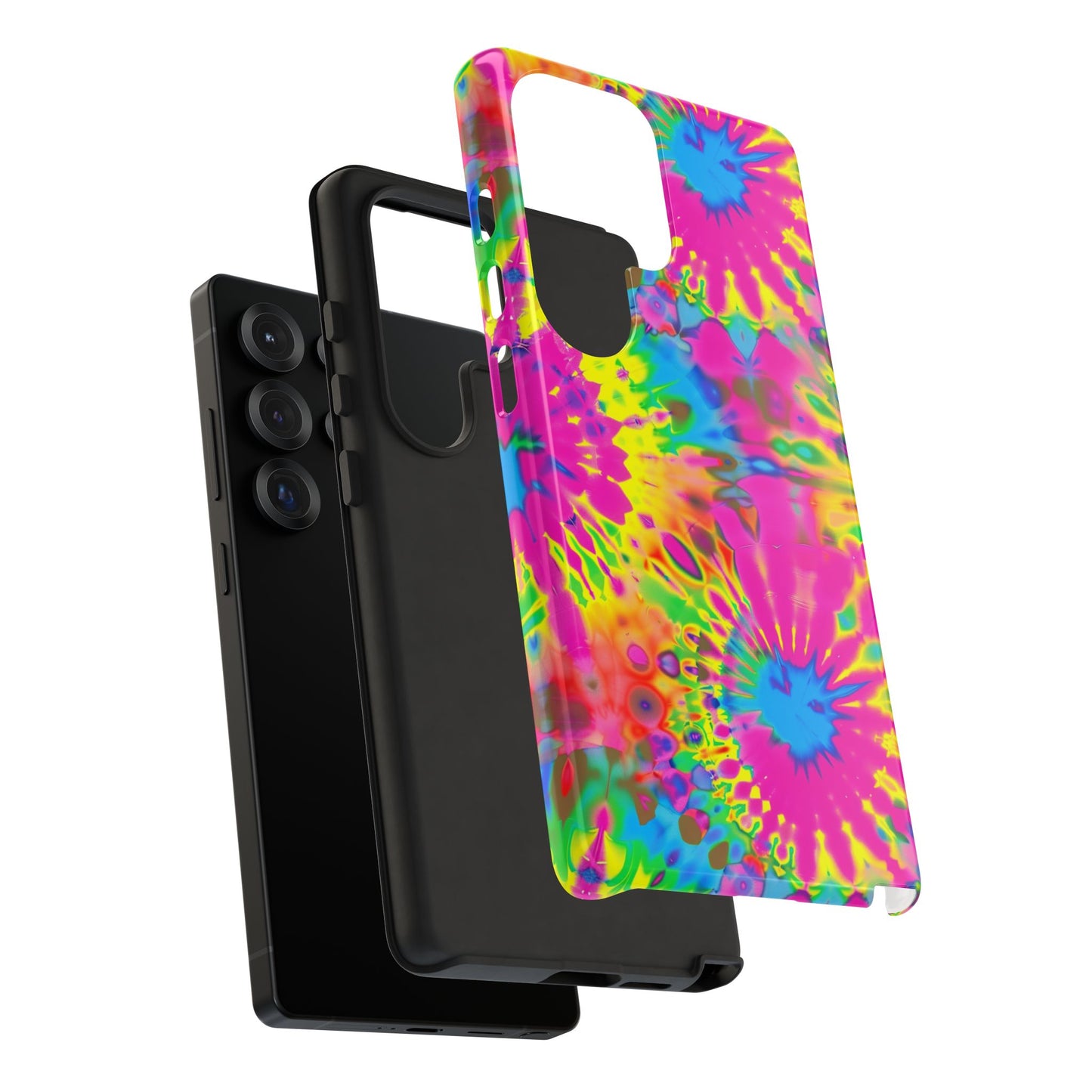 Neon Tie-Dye Burst Samsung Galaxy Tough Case