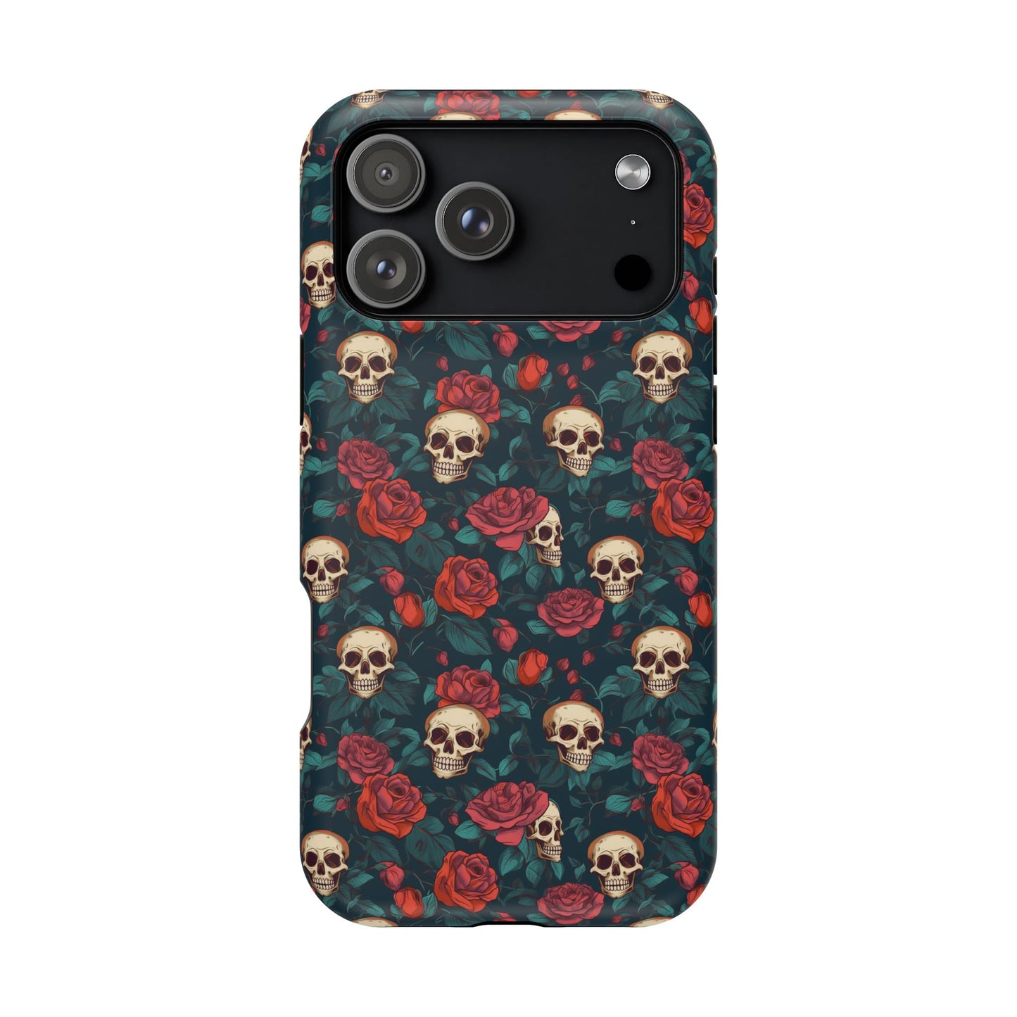 Skulls & Roses Dark Garden MagSafe® iPhone Tough Case