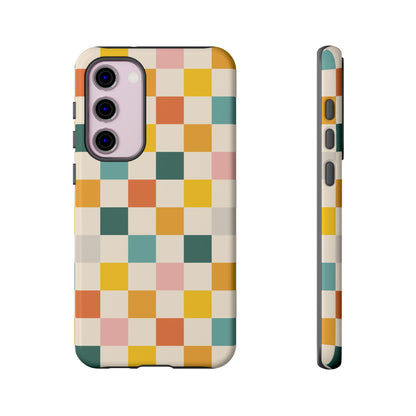 Retro 70s Gingham Samsung Galaxy Tough Case