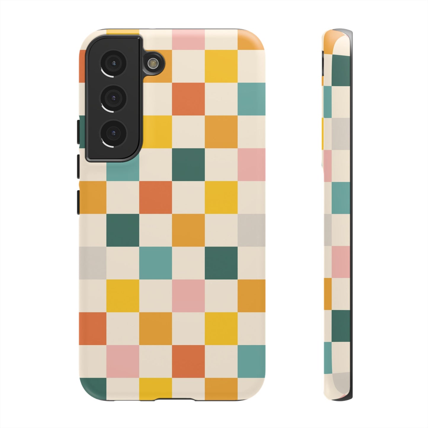 Retro 70s Gingham Samsung Galaxy Tough Case
