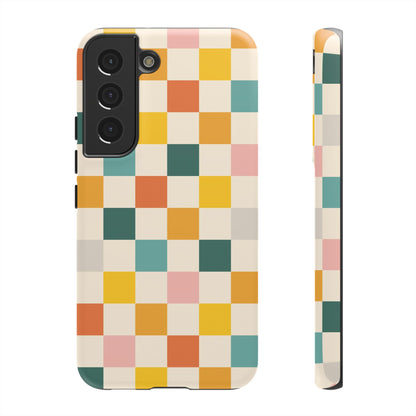 Retro 70s Gingham Samsung Galaxy Tough Case