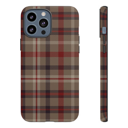 Vintage Highland Plaid iPhone Tough Case