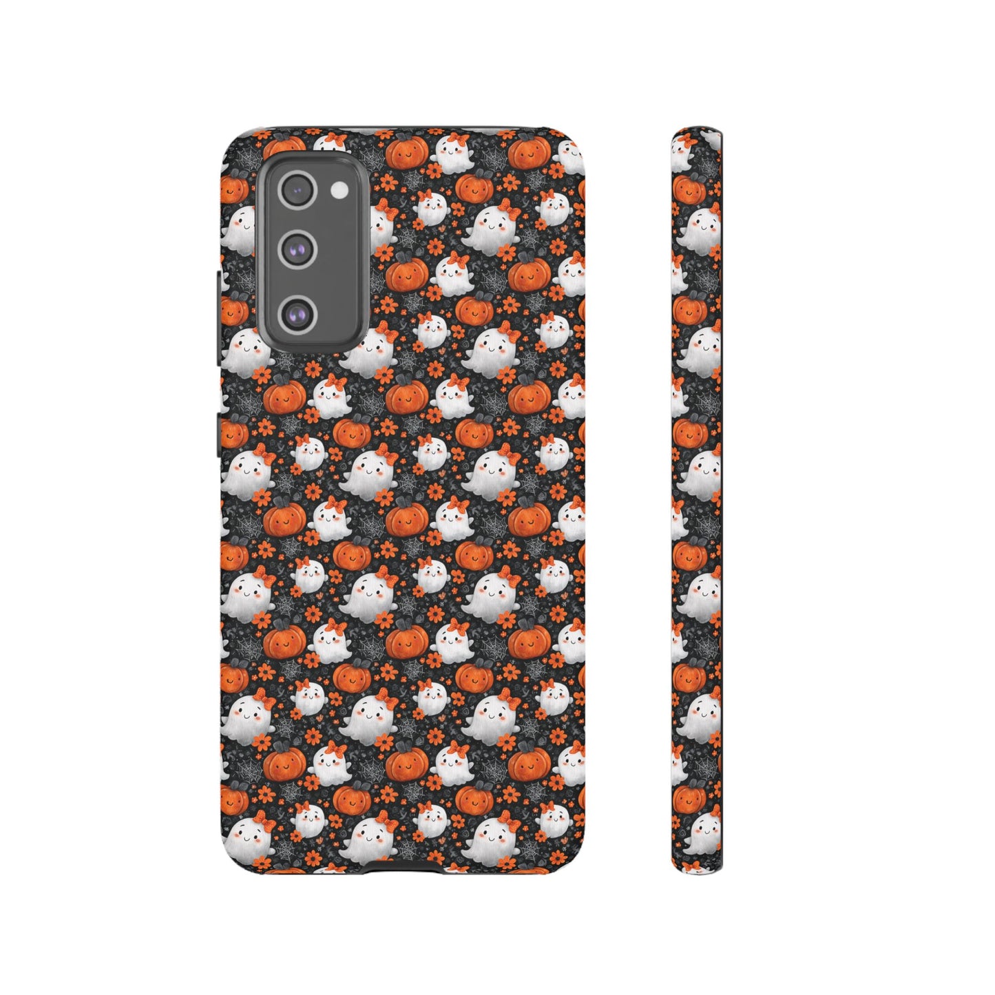 Cute Kawaii Lady Ghosts & Pumpkins Samsung Galaxy Tough Case
