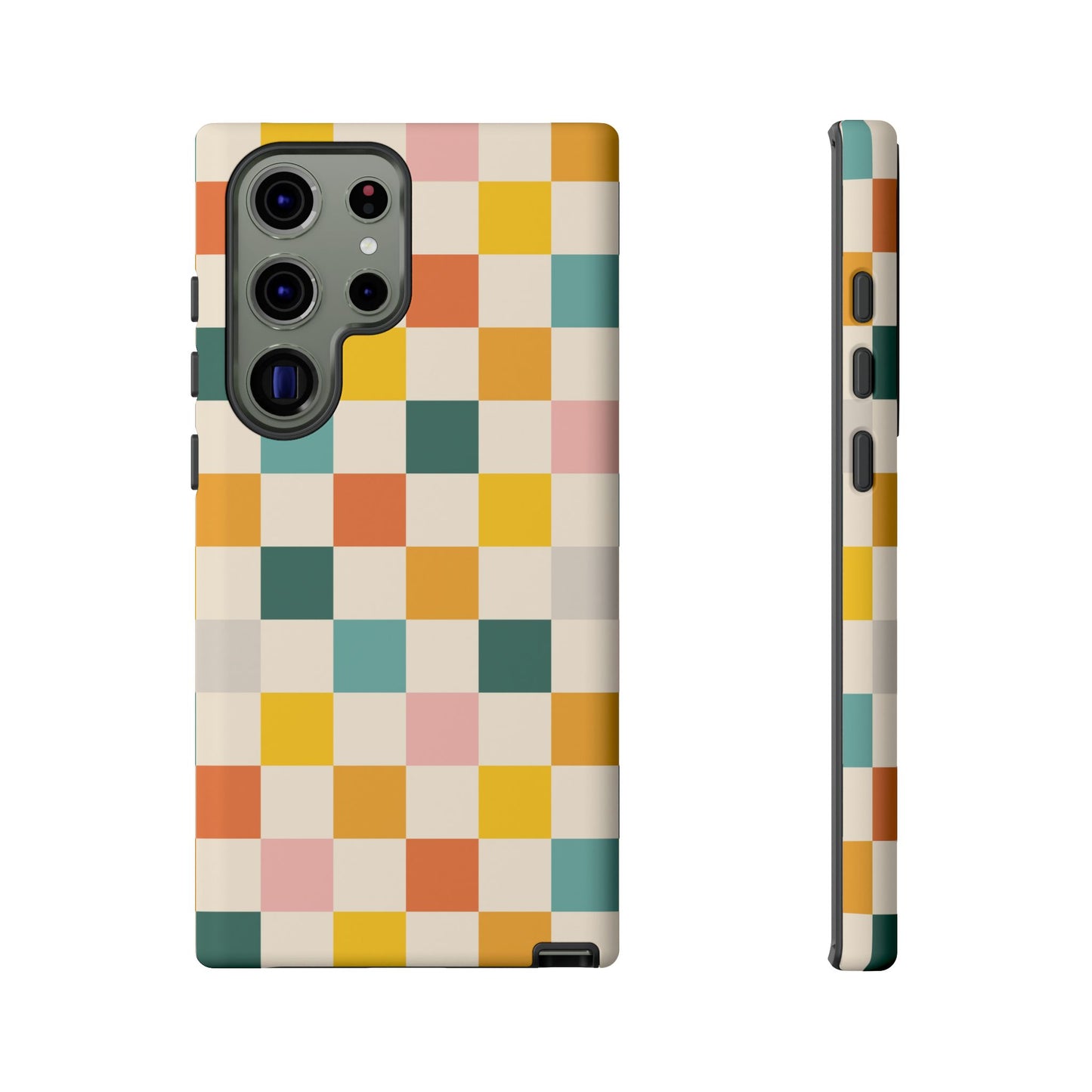 Retro 70s Gingham Samsung Galaxy Tough Case