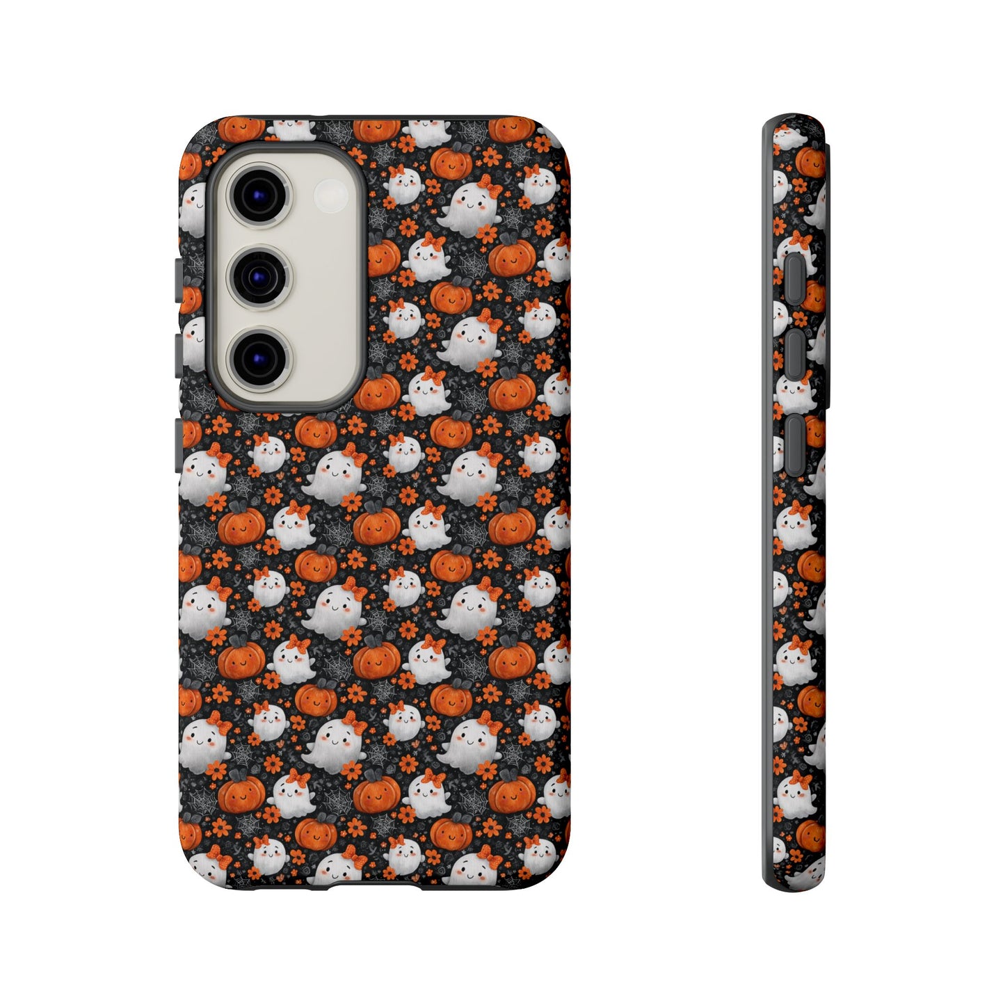 Cute Kawaii Lady Ghosts & Pumpkins Samsung Galaxy Tough Case