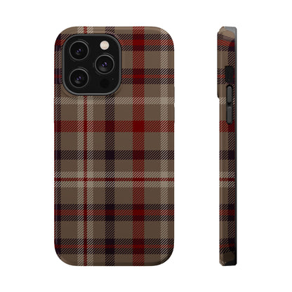 Vintage Highland Plaid MagSafe® iPhone Tough Case