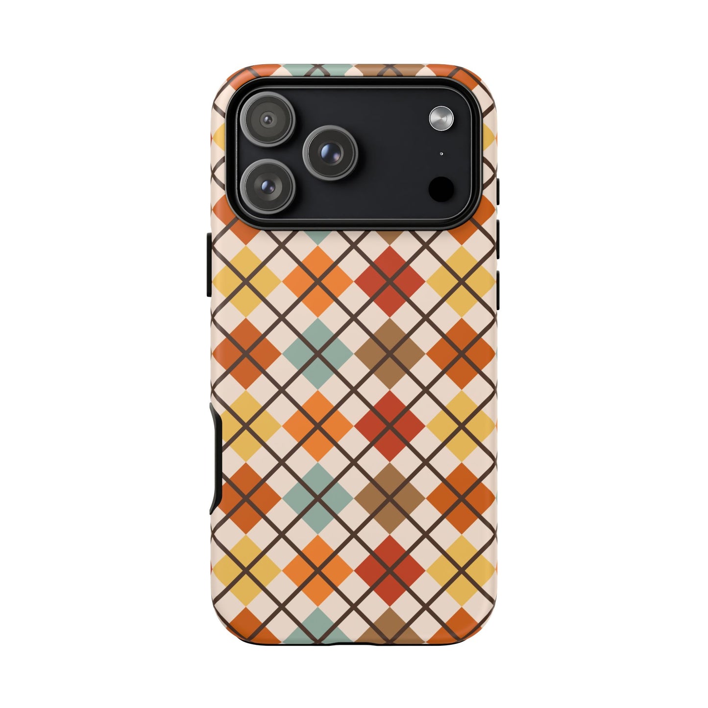 Autumn Argyle iPhone Tough Case
