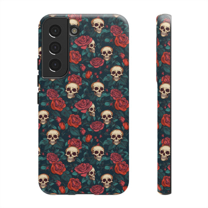 Skulls & Roses Dark Garden Samsung Galaxy Tough Case