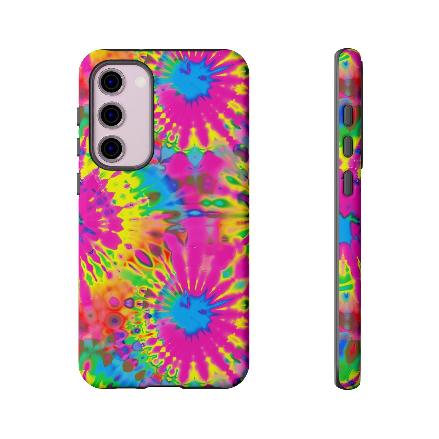 Neon Tie-Dye Burst Samsung Galaxy Tough Case