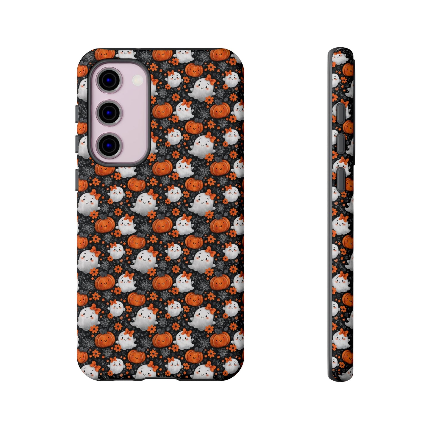 Cute Kawaii Lady Ghosts & Pumpkins Samsung Galaxy Tough Case