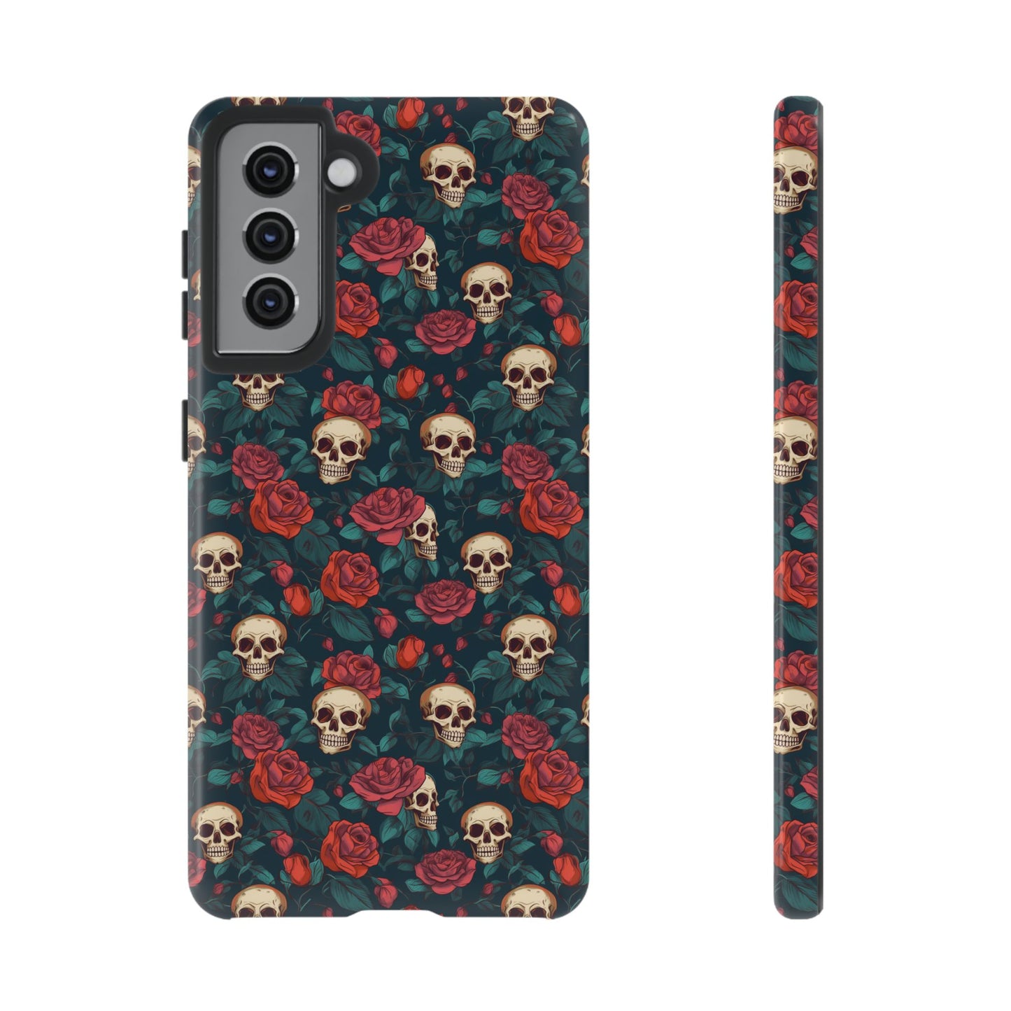 Skulls & Roses Dark Garden Samsung Galaxy Tough Case