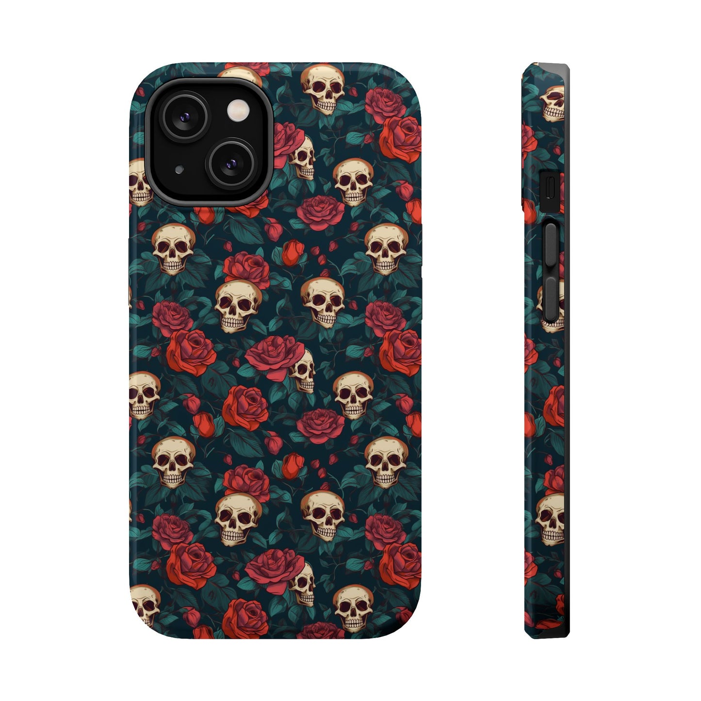 Skulls & Roses Dark Garden MagSafe® iPhone Tough Case