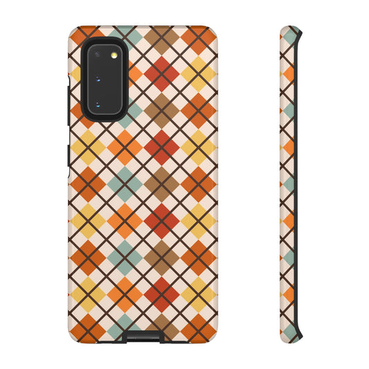 Autumn Argyle Samsung Galaxy Tough Case