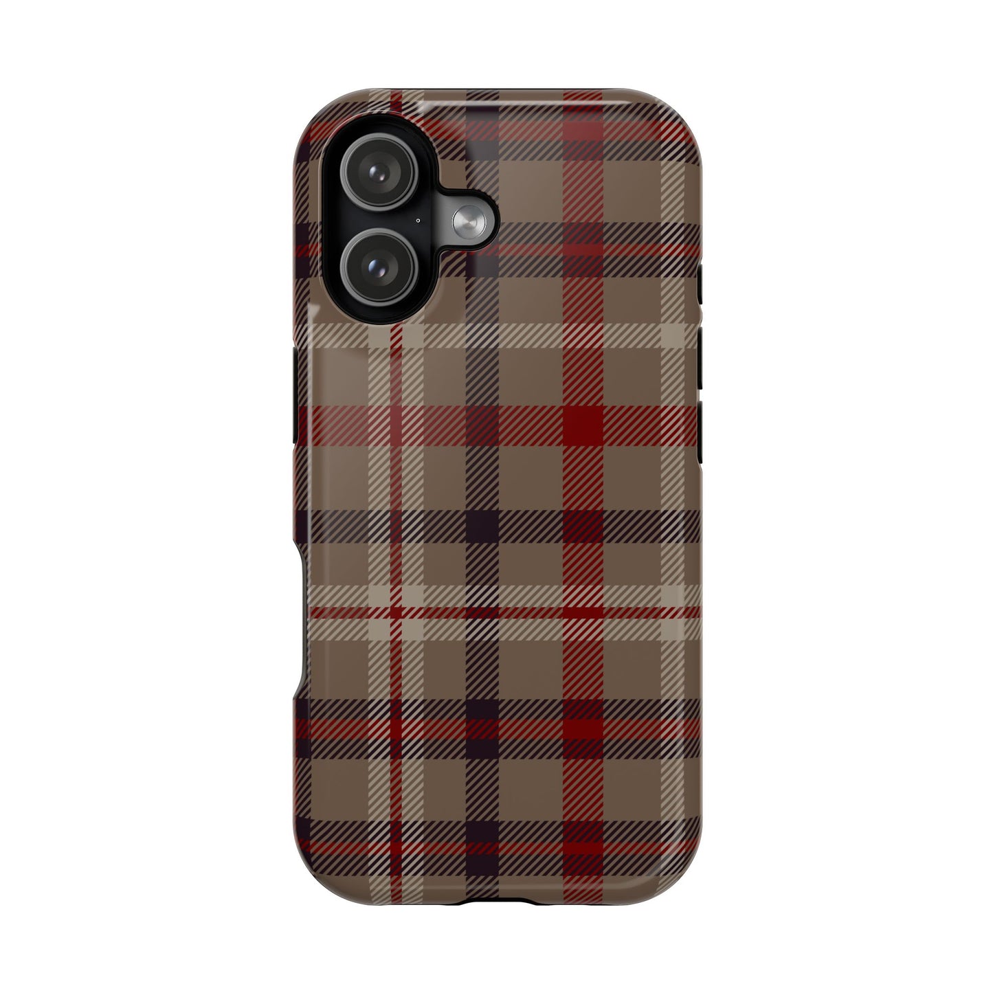 Vintage Highland Plaid MagSafe® iPhone Tough Case