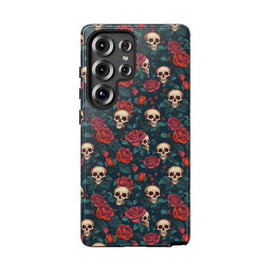 Skulls & Roses Dark Garden Samsung Galaxy Tough Case