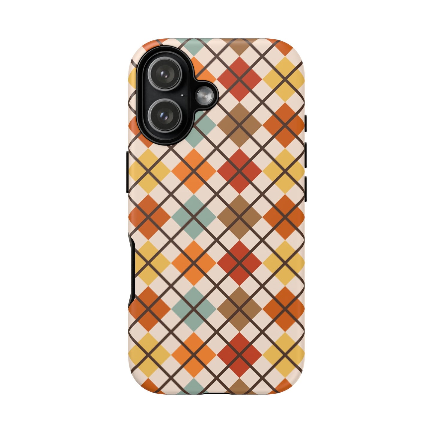 Autumn Argyle iPhone Tough Case