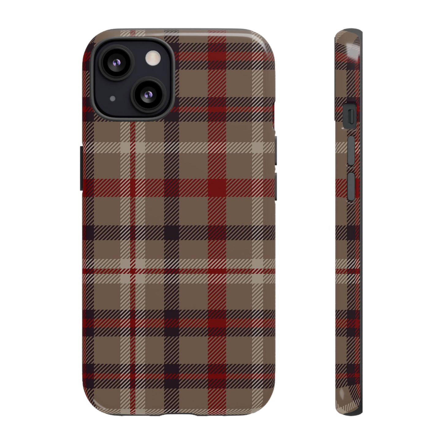 Vintage Highland Plaid iPhone Tough Case