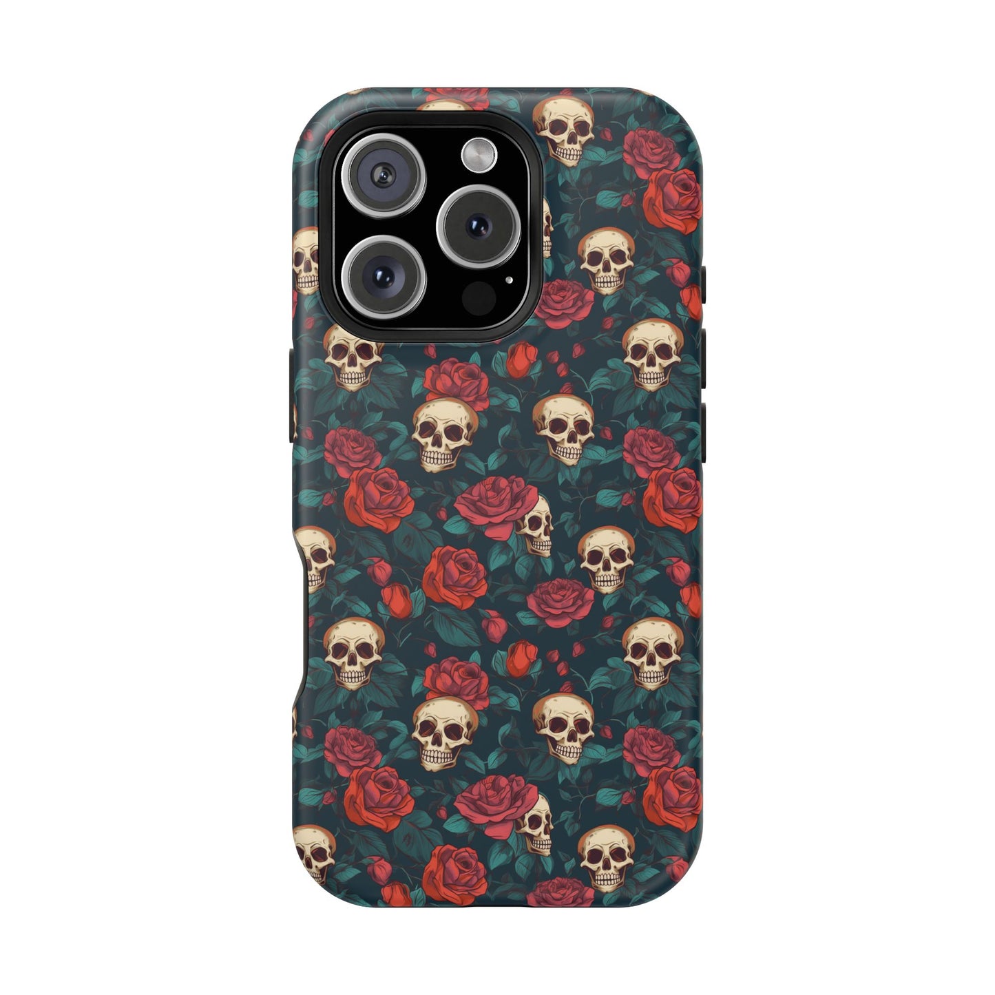 Skulls & Roses Dark Garden MagSafe® iPhone Tough Case