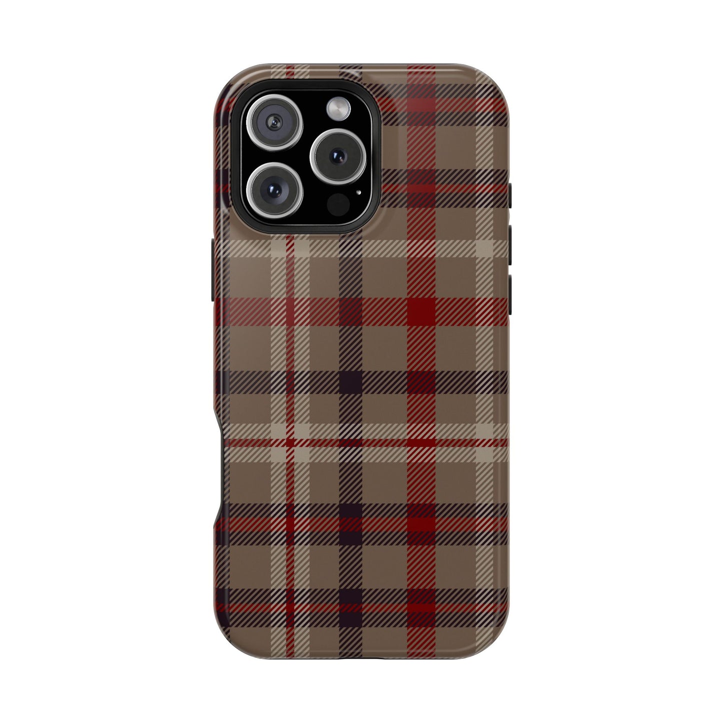 Vintage Highland Plaid MagSafe® iPhone Tough Case