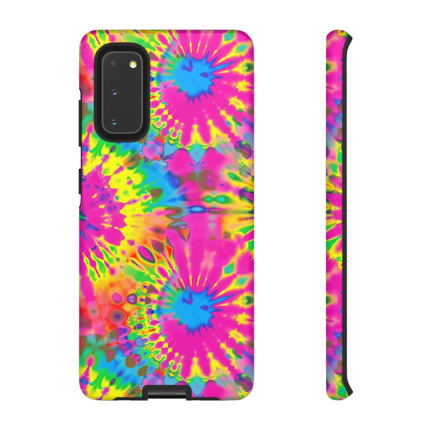 Neon Tie-Dye Burst Samsung Galaxy Tough Case